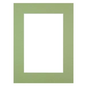 Passe-partout vert amande 30x40 cm ouverture 20x30 cm carton
