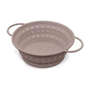 Passoir pliable en silicone avec poignées  26x11cm Rose