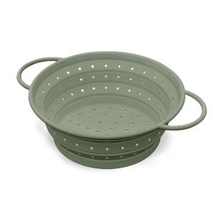 Passoir pliable en silicone avec poignées  26x11cm Vert