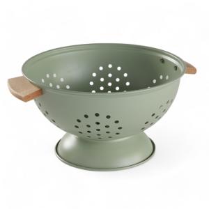 Passoire en métal avec poignées  24x14cm Vert