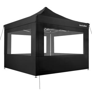 Pavillon de jardin 3 x 3 m en polyester et aluminium étanch…