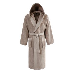 Peignoir à capuche uni 420 g/m²  sable L
