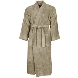 Peignoir col kimono en coton  Mastic L