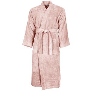Peignoir col kimono en coton  Poudre L