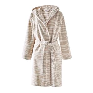 Peignoir coton beige l