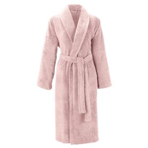 Peignoir coton rosa xl