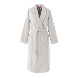 Peignoir de bain en  coton gris M