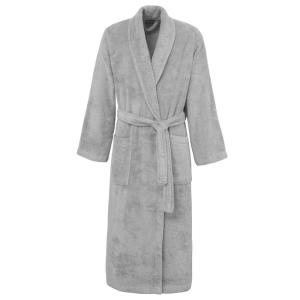 Peignoir de bain mixte col châle en coton 420 g/m² Gris Per…
