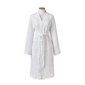 Peignoir en Coton Blanc L/xL cm