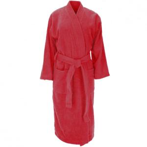 Peignoir en Coton rouge M cm