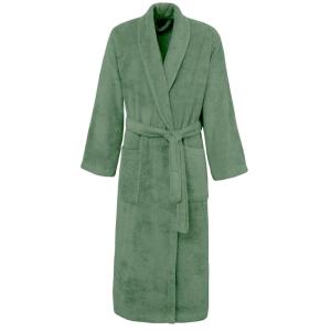 Peignoir éponge homme femme col châle 400 g/m² Lichen S