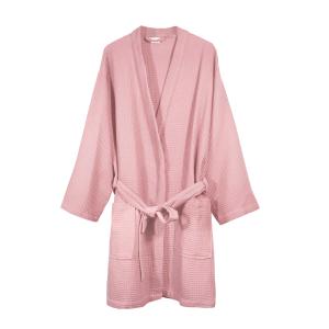 Peignoir femme col kimono en coton BIO Taille S