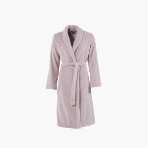 Peignoir femme coton moelleux microcoton bouclette uni rose…