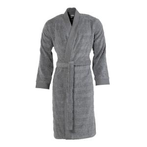 Peignoir homme coton col kimono bouclette granité gris 0 x…