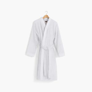 Peignoir homme coton moelleux blanc