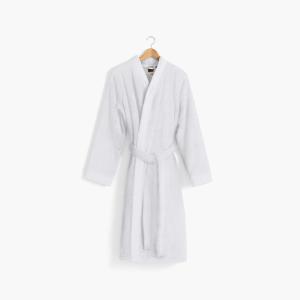 Peignoir homme coton moelleux microcoton uni blanc 0 x 117.…