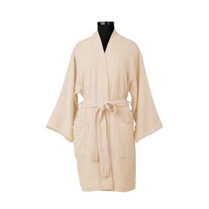 Peignoir kimono gaze de coton nude 95x64