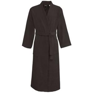 Peignoir mixte kimono en coton Anthracite XXXL