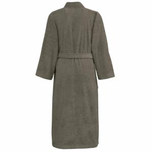 Peignoir mixte kimono en coton Noisette XXL