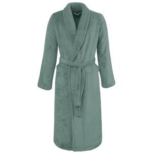 Peignoir mixte polaire chaud doublé  lichen M