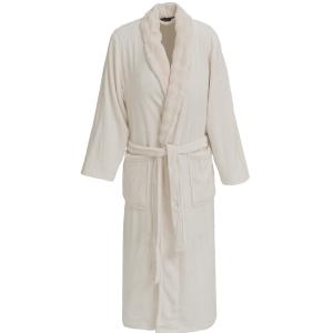 Peignoir polaire femme doux et chaud  ecru L