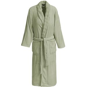 Peignoir polaire femme doux et chaud  sauge M