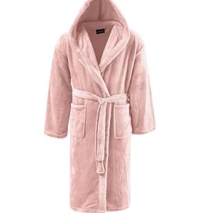 Peignoir polaire mixte à capuche  nude M
