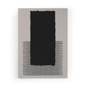 Peinture sur toile 60x40 imprimé HD pinceau noir