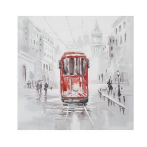 Peinture sur toile multicolore 80x3x80  cm