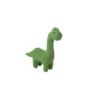 Peluche mini-dinosaure 100% coton vert