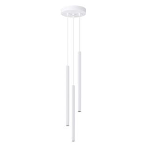 Pendentif acier blanc H 120 cm