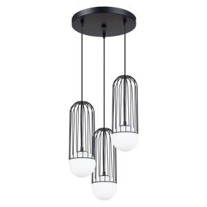Pendentif acier noir H 115 cm