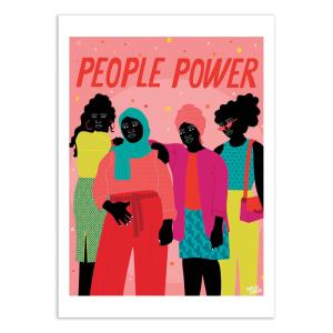 PEOPLE POWER - AURÉLIA DURAND - Affiche d'art 50 x 70 cm