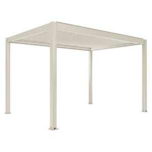 Pergola bioclimatique autoportée motorisée et éclairée 3x4…