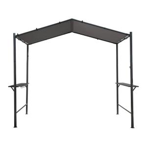 Pergola en acier anthracite 277 x 149 x 232 cm