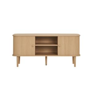 PERLE- Banc TV décor bois naturel 113 cm