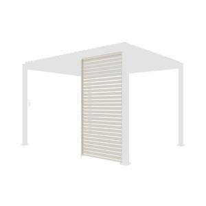 Persienne 130cm pour pergola bioclimatique triomphe beige