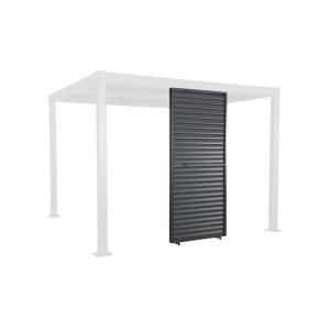 Persienne à lames orientables 100cm pour pergola anthracite