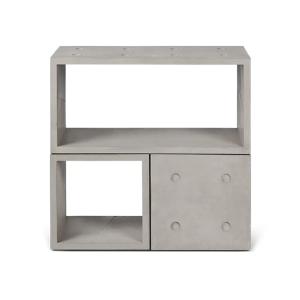 Petit buffet en béton gris - 74,5x74,5cm