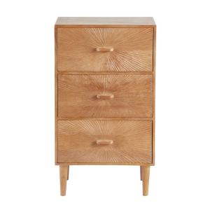 Petit meuble de rangement 3 tiroirs marron