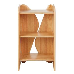 Petit meuble de rangement en bois d'hévéa