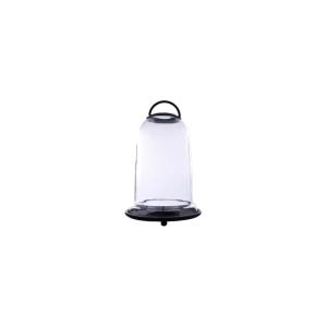 Petit photophore en verre transparent