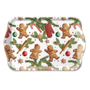Petit plateau rectangulaire biscuits au pain dépices
