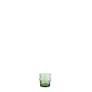 Petit verre à eau en verre vert