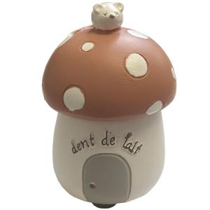 Petite boite en résine à dents de lait champignon
