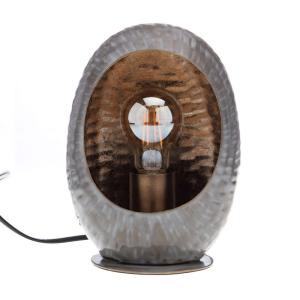 Petite Lampe    taupe en métal