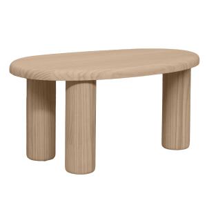 Petite table basse en pin massif naturel 61,6 cm et verni