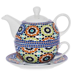 Petite théière égoïste en porcelaine colorée 0.25 l