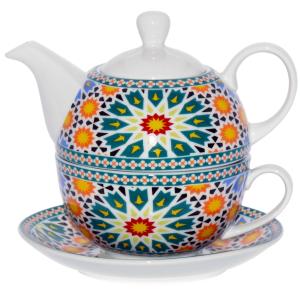 Petite théière égoïste en porcelaine soleil 0.25 l