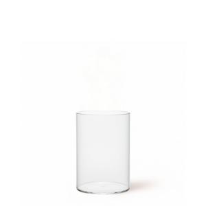 Photophore décoratif en verre transparent H16